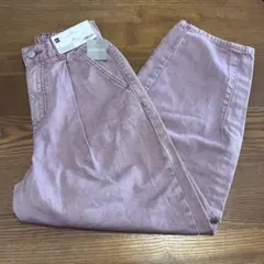 新品　ジーユー　バレルレッグジーンズ　キッズ　s 140cm