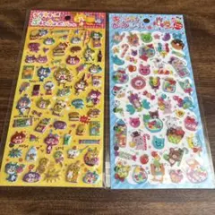 キラキラぷにっちょシール キャンディポップシールくま2シートセット