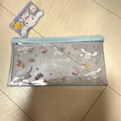 シナモロール　ラメポーチ　サンリオ　ポーチ