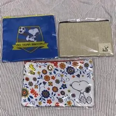【新品】スヌーピー ポーチ3個セット