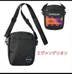エヴァンゲリオン ブラック ショルダーバッグ　サコッシュ　黒