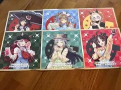 韓国限定　ウマ娘　ANIPLUS コラボカフェ　購入特典　色紙　フルセット