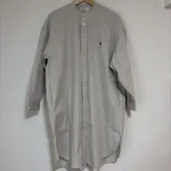 ジムフレックス バンドカラー シャツワンピース M