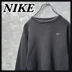 NIKE ナイキ トレーナー スウェット レディース L ブラック 黒 US古着