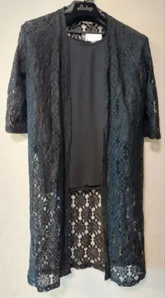 ブラック　ロングカーディガン&カットソーセット