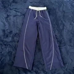 ネイビー ワイドパンツ ホワイトラインのサムネイル