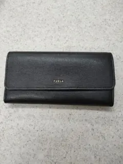 フルラ　ブラック　レザー　長財布