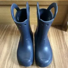 Crocs キッズネイビー長靴　J3