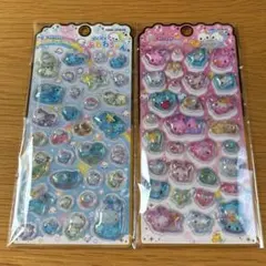 正規品　メロウアクアリウム ストーンつき あわわちゃん ハッピーマーチ シール