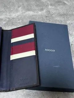 JOGGO レザー長財布 ネイビー