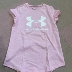 UNDER ARMOUR ピンク Tシャツ 140 / JM / M