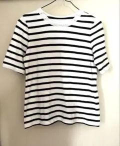 LANDS' END ボーダーカットソー ビジュー付きのサムネイル