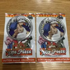 USJ 2025 ワンピース トラファルガー・ロー バッジ2個セット