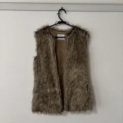 Bershka ファー ベスト