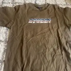 90s Stussy ブラウン Tシャツ