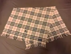 【美品】BURBERRY ノバチェック 大判ブランケット 75×150