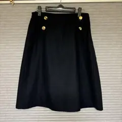 NATURAL BEAUTY ネイビーフレアスカート Mサイズ