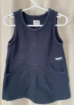 Calvin Klein Jeans キッズ ワンピース ネイビー ノースリーブ