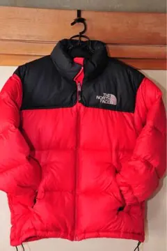 THE NORTH FACE 700 ダウンジャケット レッド/ブラック