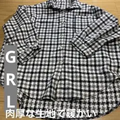 ◉GRL◉オーバーサイズシャツＦ【at1665 】