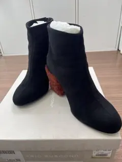 Fabio rusconi ファーヒール ショート ブーツ 37