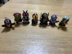 仮面ライダー フィギュア 7体セット 指人形