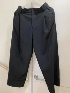 Zara スラックス　ワイド　黒のサムネイル