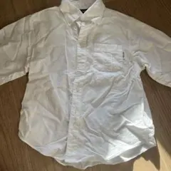 COMME CA ISM 長袖シャツ 120A ホワイト