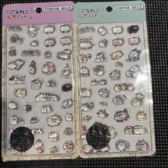 ごろねこサミット　PUKPUK JELLY キャラクターシール 2シートセット