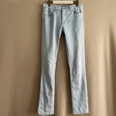 B03799 ライトブルー スキニーデニム ストレッチ　M 美脚