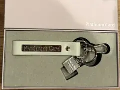 AMEXプラチナ　キーホルダー　未使用品