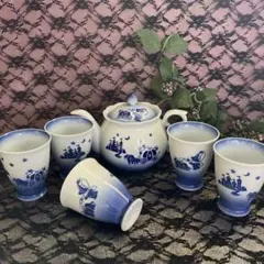 湯呑みセット　急須　湯呑み　湯飲み　有田焼のサムネイル