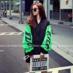 新品未使用スタジャンBIGシルエットゆるアウターブルゾンスポカジ男女ユニセックス