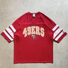 秋SALE 49ERS フットボール TシャツALSTYLE ホワイトUSA - メルカリ