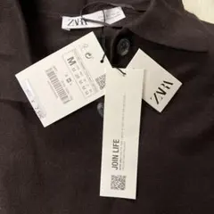 新品未使用　ZARA ポロシャツワンピース