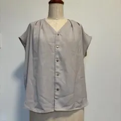 ロペピクニック　38 M グレージュ　グレーベージュ　ブラウス