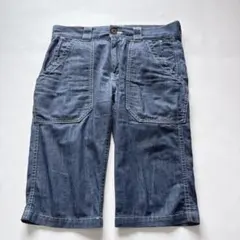 JUNYA WATANABE コムデギャルソン 麻100 デニムショートパンツ - メルカリ
