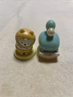 すみっコぐらし　チョコエッグ　しろくま　とかげ　にせつむり