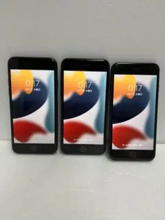 国内版　SIMフリー　iPhone7 32GB 3台まとめ売り　ブラック色