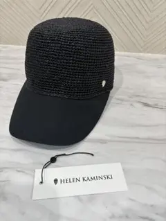美品✨【HELEN KAMINSKI】 VIVETTE ラフィア キャップ 黒 - メルカリ