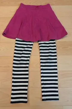 デビロック　ピンクスカート付きレギンス　130cm