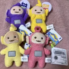 テレタビーズ ぬいぐるみ プライズ パステル ふきだし 4体セット