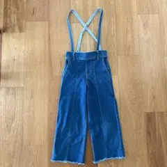 グローバルワーク　デニムサスペンダーオーバーオール 120cm