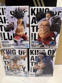 ワンピース ルフィ ギア4 ニカ　ロー　フィギュア　4個　まとめ売り　新品未開封