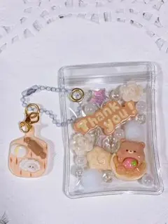 キャンディーバッグキーホルダー 白