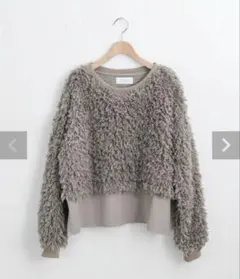 30%OFF CYAN TOKYO シアント ボアプルオーバー F グレー系