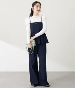 【新品未使用】ラブティックボンボン ベアトップオールインワン Mサイズ ネイビー