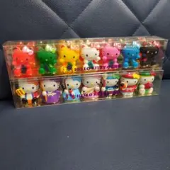 当時物 未開封 ハローキティ フルーツ ソフビ フィギュア 指人形 2002
