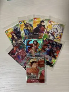 ワンピカード　プロモまとめ売り　モスバーガー　セブンイレブン