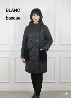 美品 BLANC basque 中綿キルティングコート